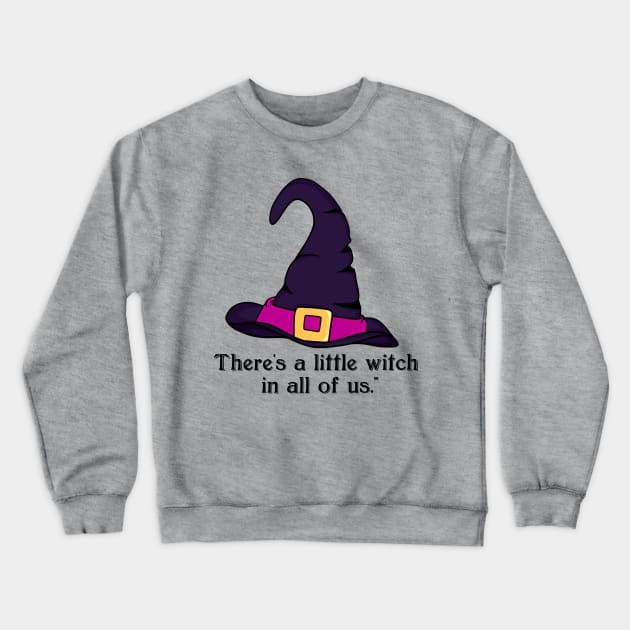 Inner Witch Halloween Crewneck Sweatshirt by rmcbuckeye